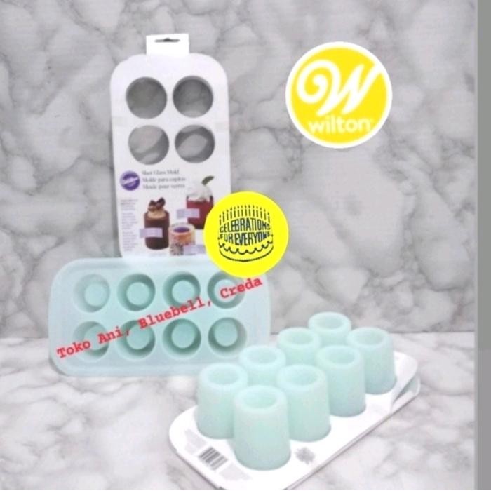 

Wilton Round Shot Glass Silicone Mold, 8 Cavity ( 0570-0118 ) Gratis Ongkir