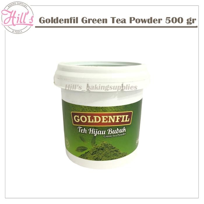 

GOLDENFIL MATCHA POWDER 500 gr / TEH HIJAU BUBUK PURE GREEN TEA 500gr