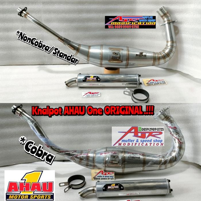 Knalpot Ahau1 Ahau One Original Type Cobra & Standar Ninja R Rr Ss Ori