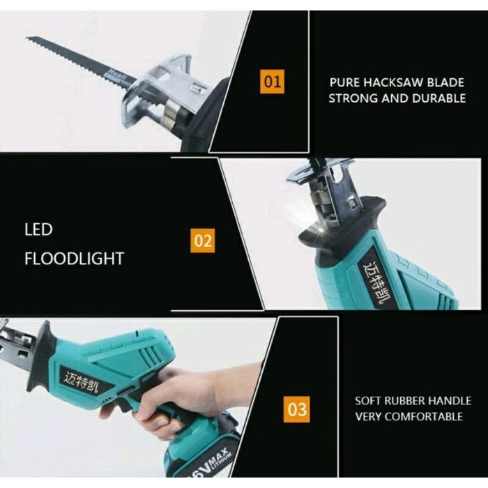 MESIN GERGAJI BATERAI SERBAGUNA X2000