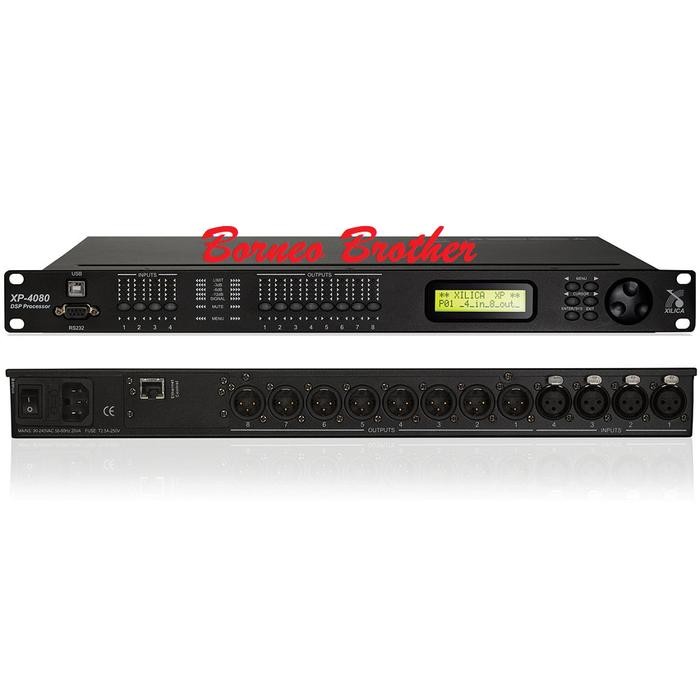 Xilica Xp-4080 Speaker Management / Dlms 4 In/8 Out