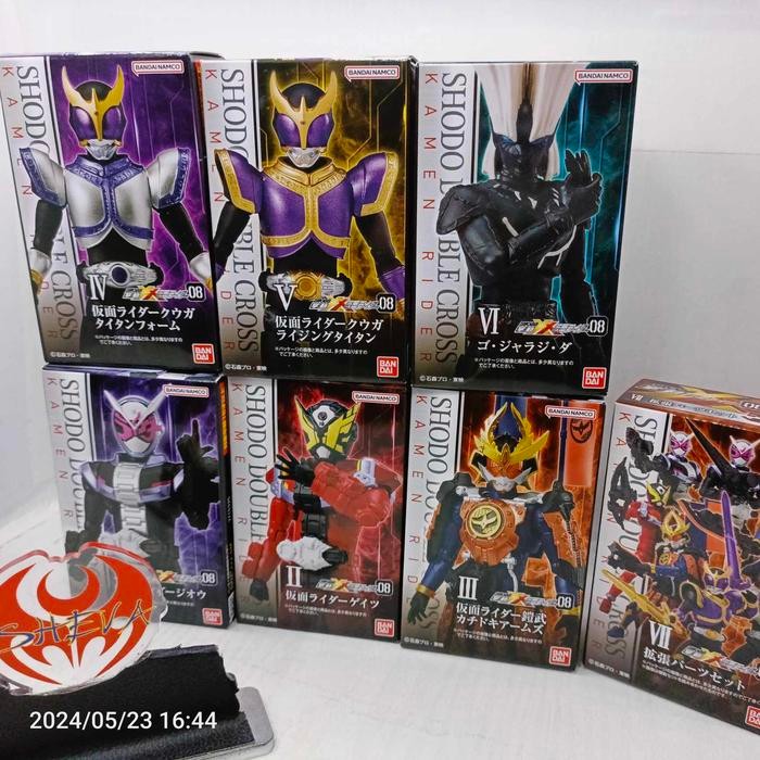 Shodo XX Kamen Rider 8 Zi-O Geiz Gaim Kachidoki Kuuga Rising Titan