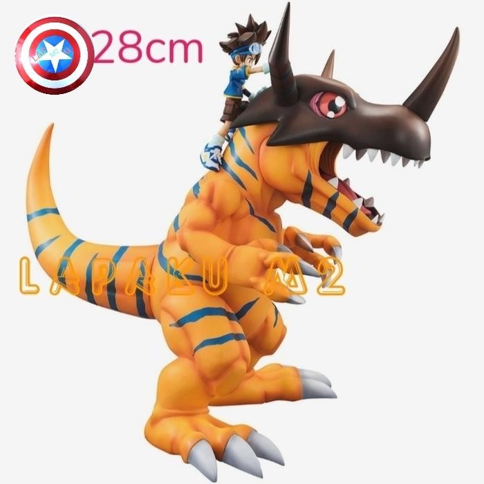 Digimon adventure Taichi Greymon PVC Action Figure