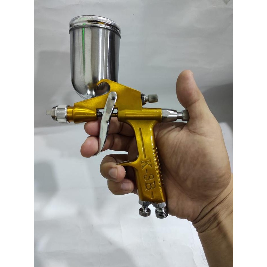 SPRAY GUN MURAH K3B THOR NOZZLE 0.5MM 200ML / SPET CAT