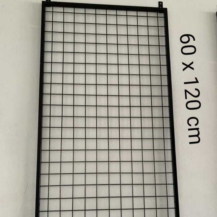 RAK BINGKAI GANTUNGAN AKSESORIS RAM BESI PAJANGAN TOKO