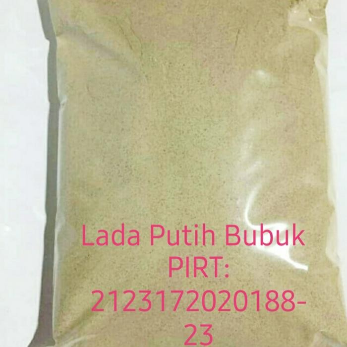 

Merica Bubuk Lada Putih 1Kg / White Pepper Powder 1Kg Kemasan 35Gr-1000Gr Pirt 2123172020188-23