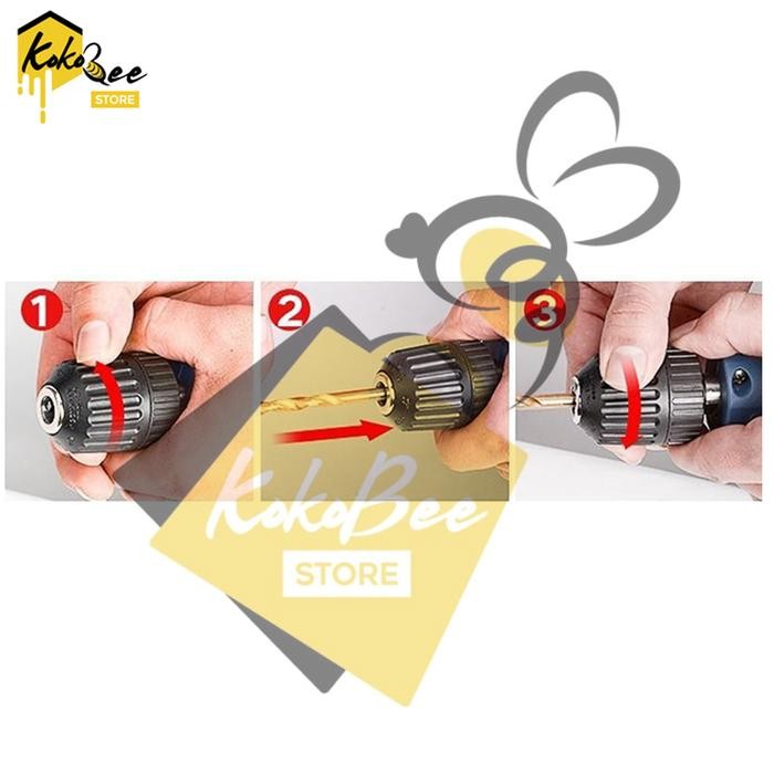 Kepala Bor 10 mm Keyless / Kepala Bor Cordless 10 mm / Keyless Chuck