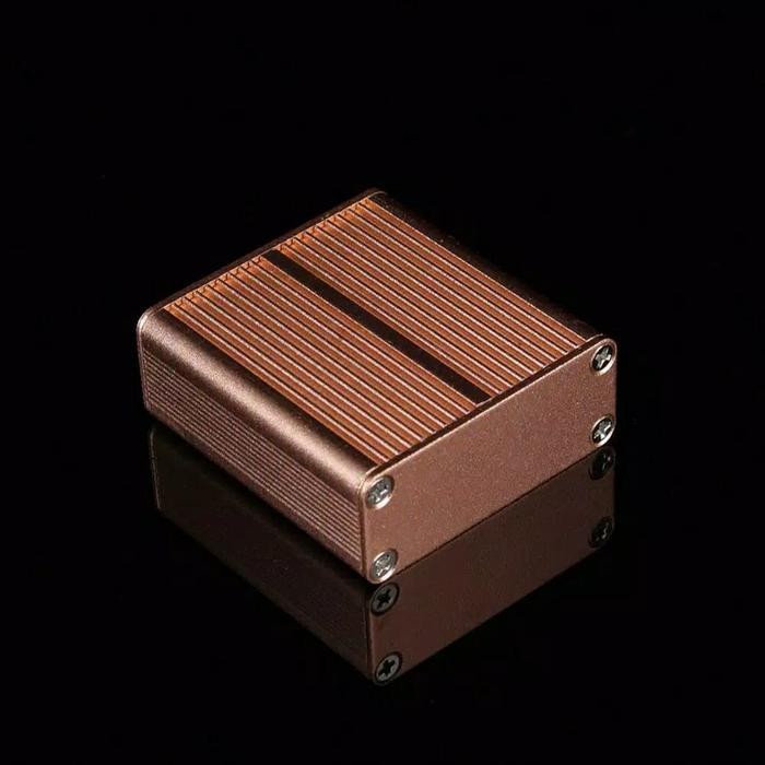 Box Diy Gold Enclosure Project Elektronik Case Alumunium Aluminium Box