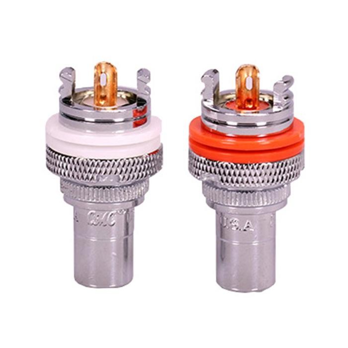 High End Female Jack Rca Lotus Made In Usa Gold Plate 24K Rca Audio