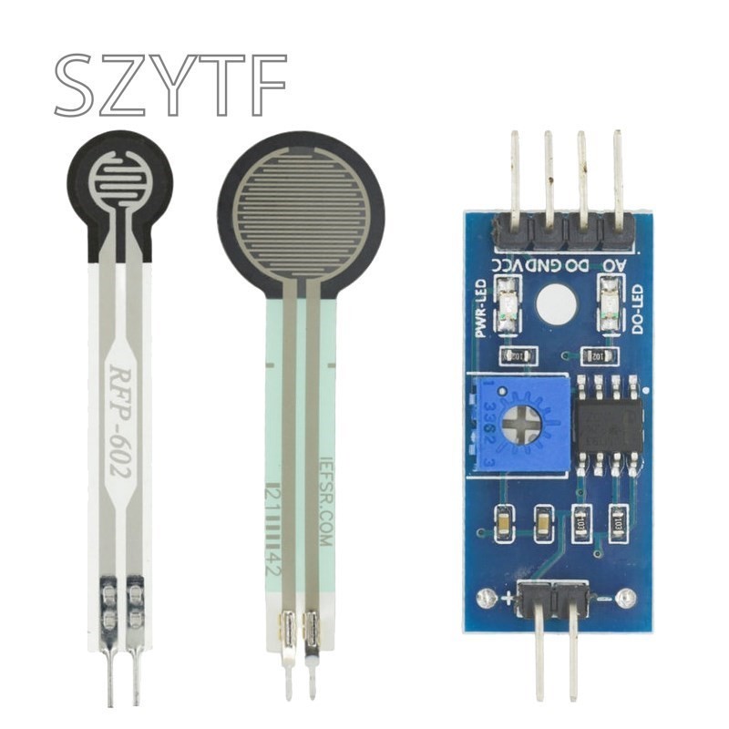 IMPORT LOAD CELL RESISTIVE MEMBRANE PRESSURE SENSOR MODULE FLEXIBLE FORCE SENSITIVE ANALOG FSR402