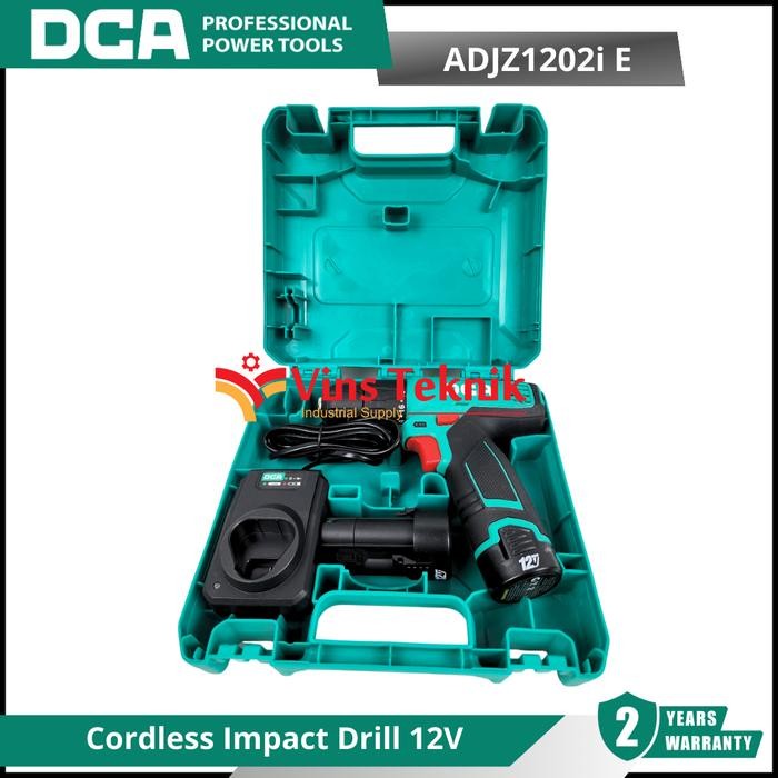Mesin Bor Baterai Cordless Impact Drill 12V DCA ADJZ1202i E ADJZ1202iE