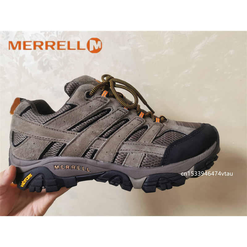 2023 New Merrell Men Shoes Outdoor Hiking Shoes Shock Absorption Anti-slip Wear-resistant Low-top