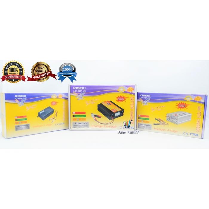 CHARGER AKI KISEKI 20A / CAS AKI / CAS AKI KERING / PENGISI AKI