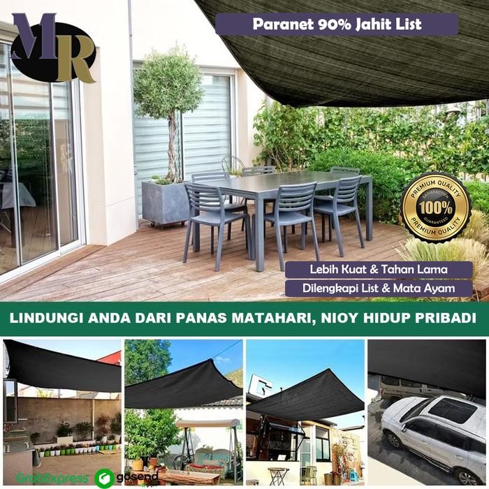 Paranet Premium Anti UV / Paranet 95 Persen Anti Hujan / Paranet 90% Grade A / Jaring Peneduh