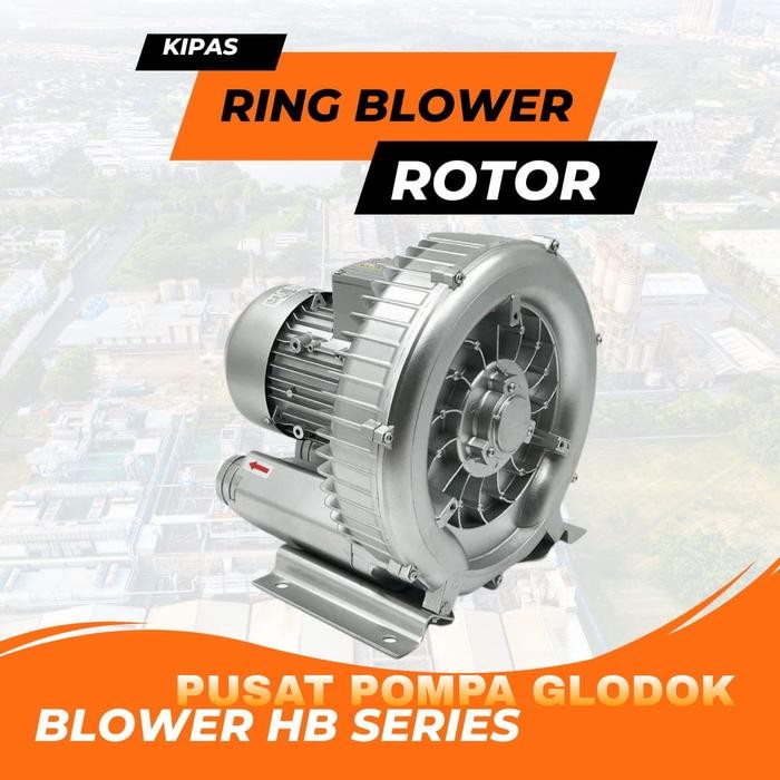 Ring Blower 1,5 2 Blower Tambak Udang Ipal Blower Tambak Ikan