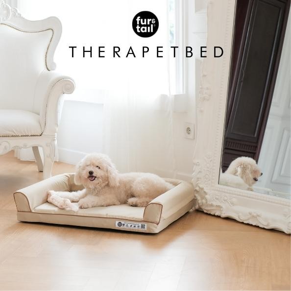 Fur&Tail THERAPETBED . Waterproof, Pet bed, Tempat tidur anjing, Ranjang anjing, bantal anjing.