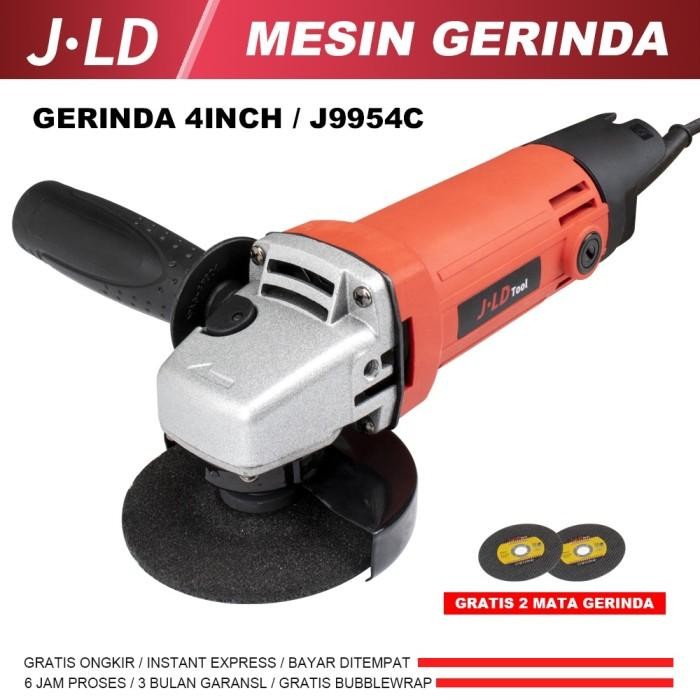 (Expert) Mesin Gerinda Listrik JLD J0806 Variable Speed Angle Grinder