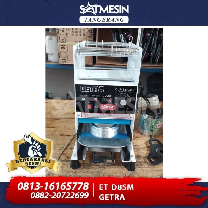[Expres] Promo Mesin Cup Sealer / Press Gelas + Digital Counter ET-D8S Getra