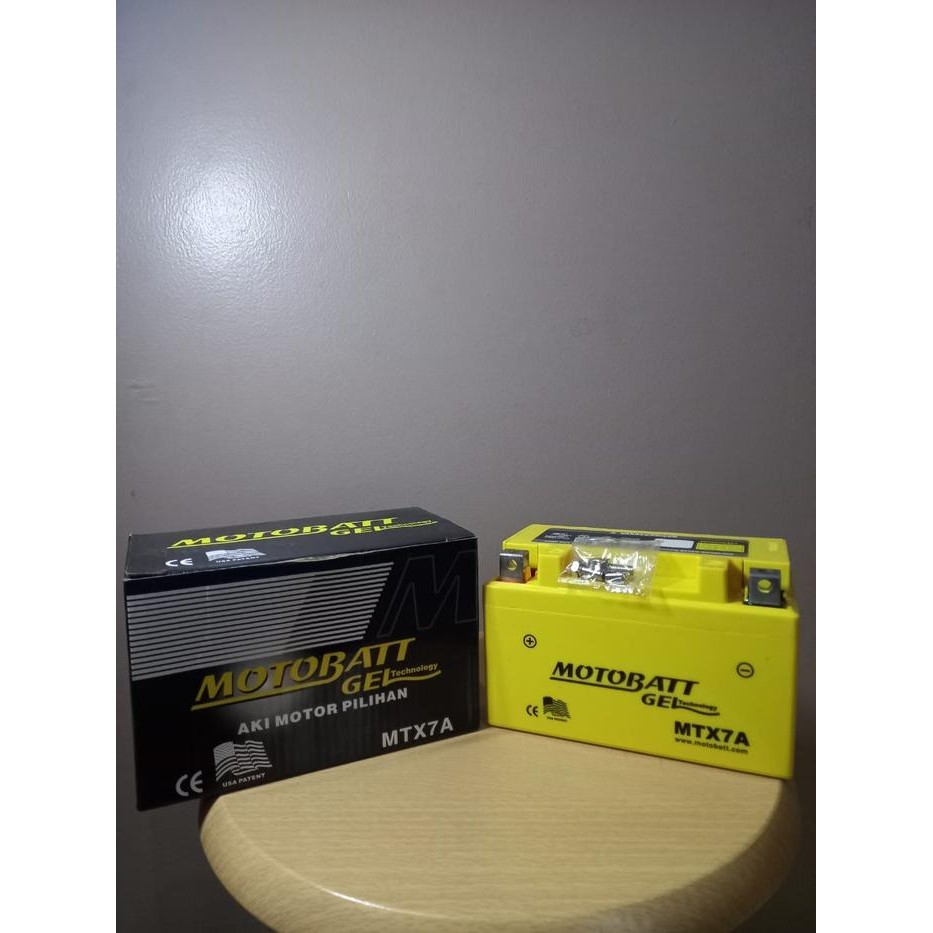 Aki motor kawasaki ninja 250cc karbu/FI motobatt mtx7a aki kering gel