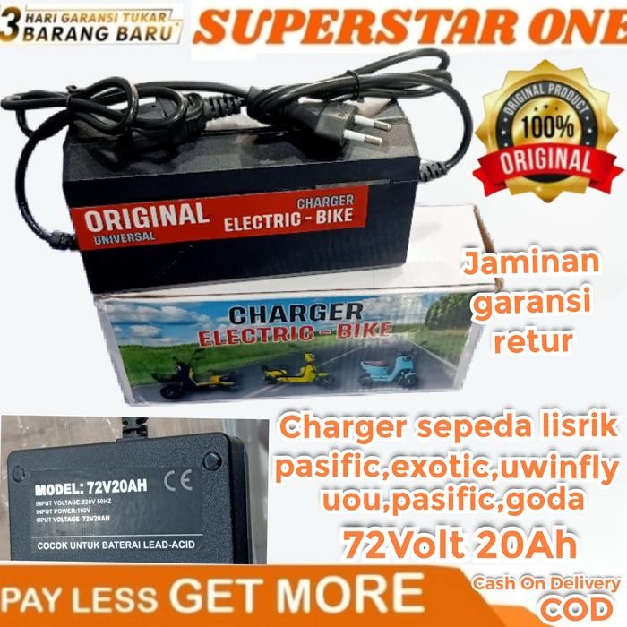 Smart charger 72V 20ah untuk sepeda listrik/charger sepeda listrik