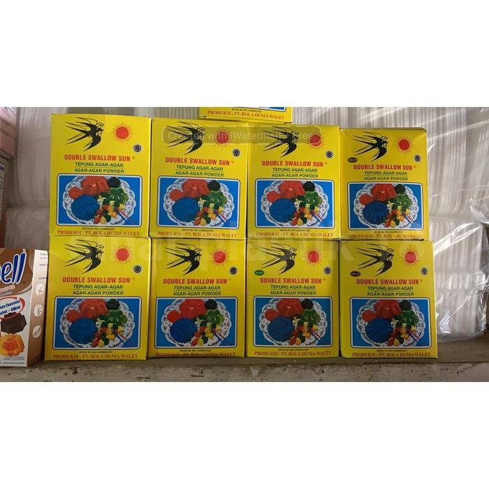 

New Agar Agar Bubuk Double Swallow SUN - 1dus