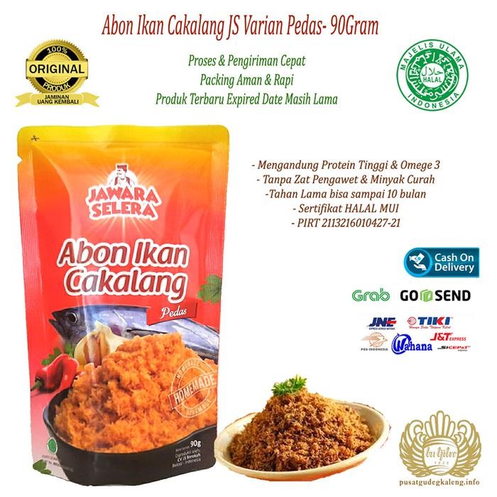 

New Abon Ikan Cakalang JS Jawara Selera - 90Gram Varian Pedas