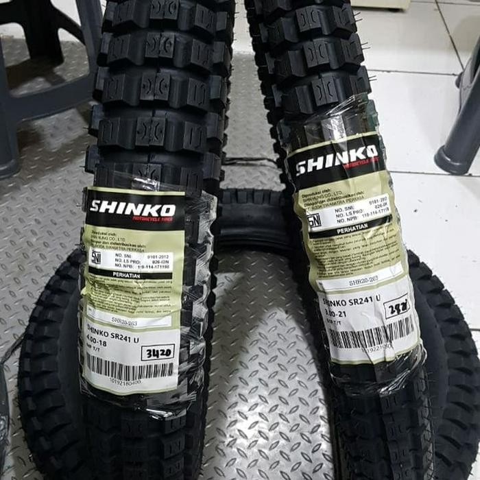 Shinko SR 241 400-18 & 300-21 Ban Trial Ban Motor