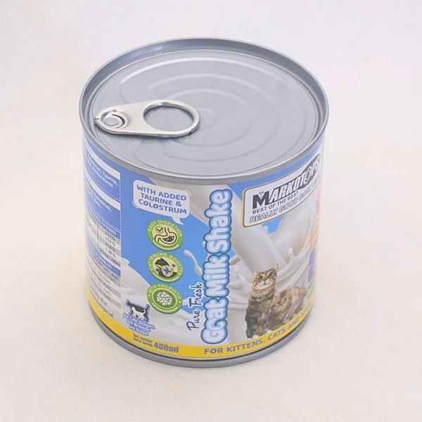 Markotops Goat Milk Shake 400 Ml Pure Fresh Susu Kambing Kaleng Untuk Anak Kucing Adult Kitten