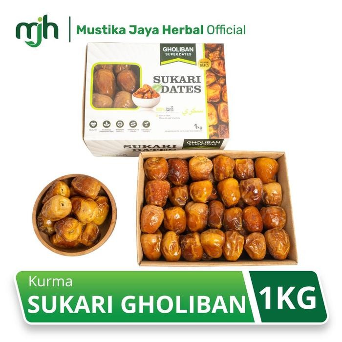 

Kurma Sukari Gholiban Super Premium Kemasan 1Kg