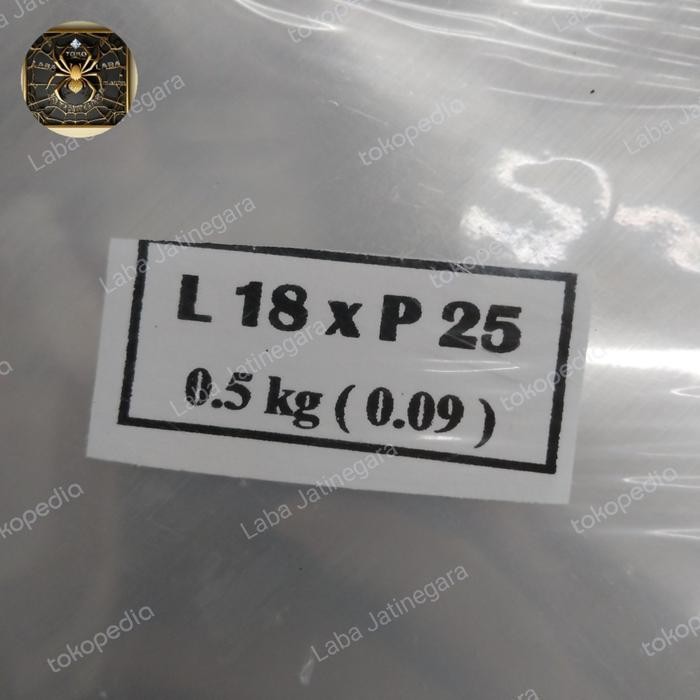 plastik klip 18x25 tebal