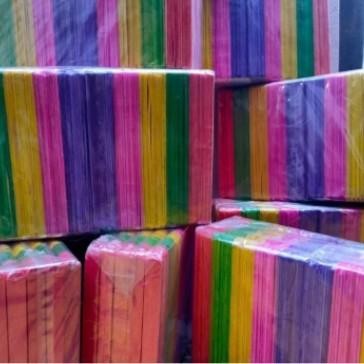 Stik es krim / Stick es krim kayu warna per 1 PAK BESAR