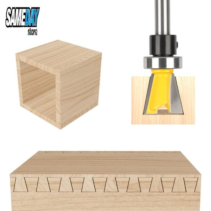 Mata Profil Dovetail Router Bit Slot Woodworking Joint