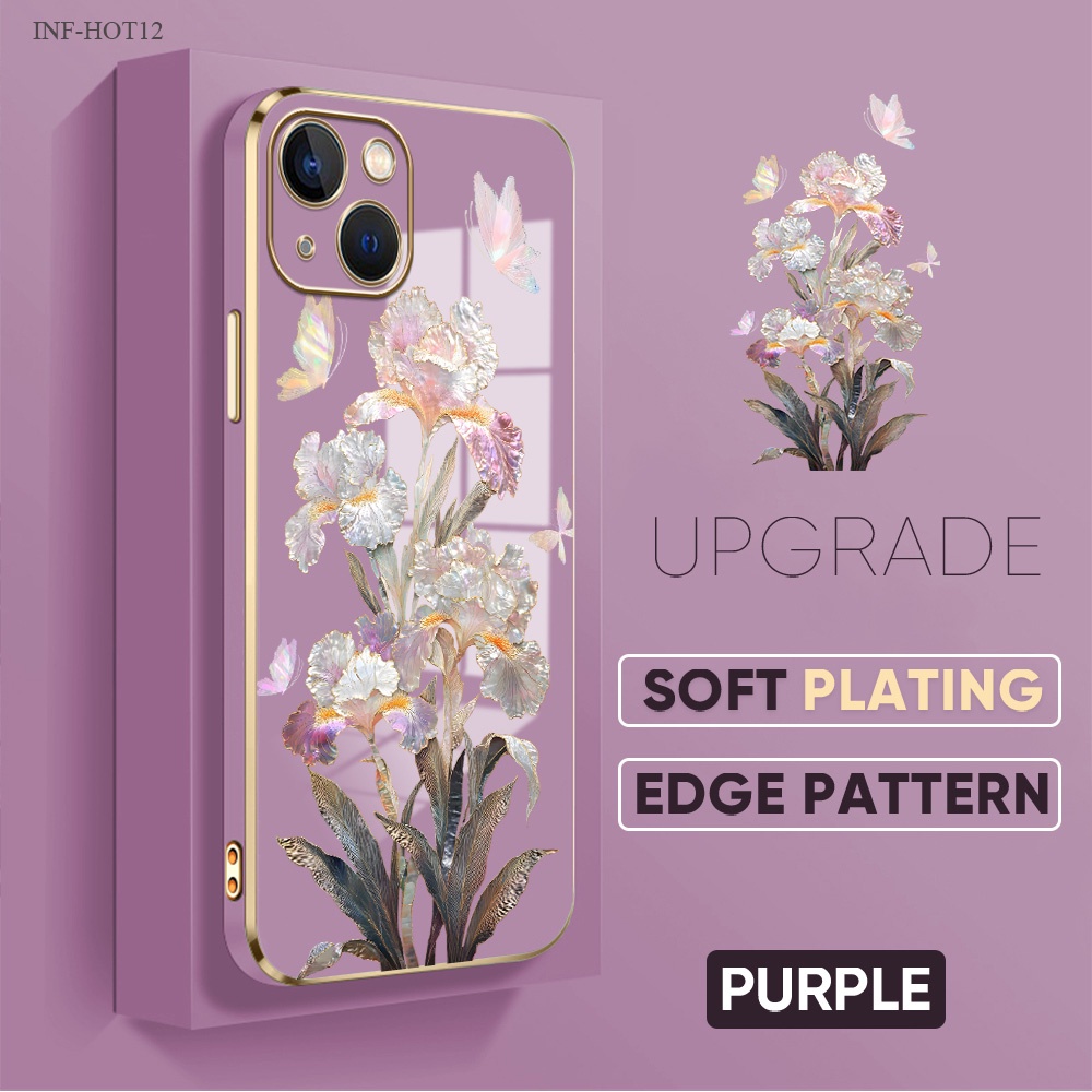 Casing Hp Untuk Infinix Hot 11 11S 10 10S 9 8 Pro Play NFC Lanyard Phone Case Softcase 2801