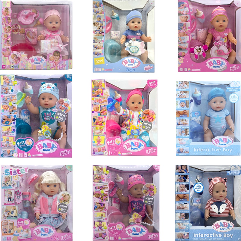 NWK Original Zapf Baby Born Doll Girls Toys Collections Rare Fashion Doll Action Figure Reborn Babie