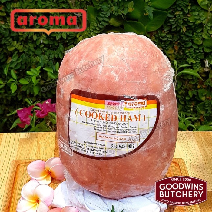 

2.5KG PORK COOKED HAM WHOLE / BABI HAM UTUH - AROMA BALI KODE 1235
