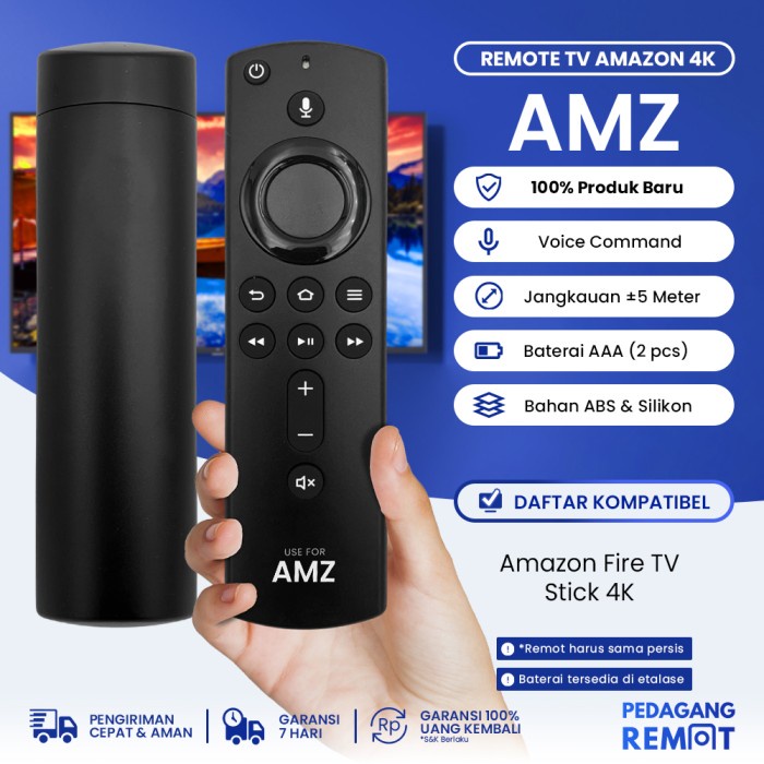 Remot Remote TV Amazon Fire TV Stick 4K Bluetooth Voice Command