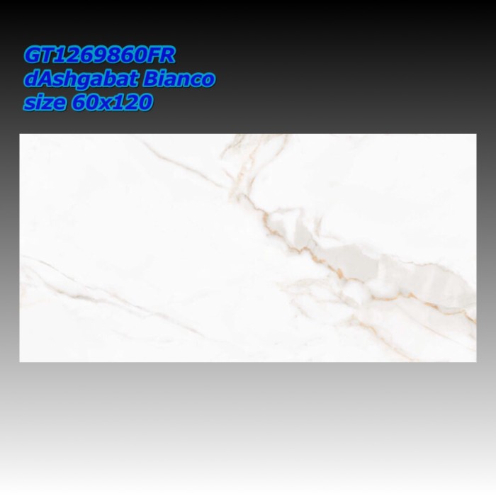 Roman Granit GT1269860FR dAshgabat Bianco size 60x120 Glossy