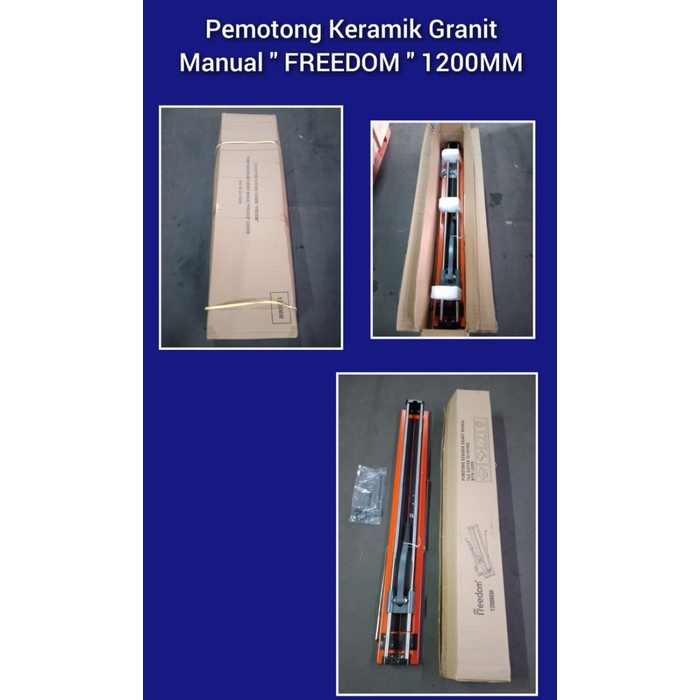 FREEDOM ALAT POTONG KERAMIK/MESIN POTONG GRANIT /POTONG MANUAL 1200 MM