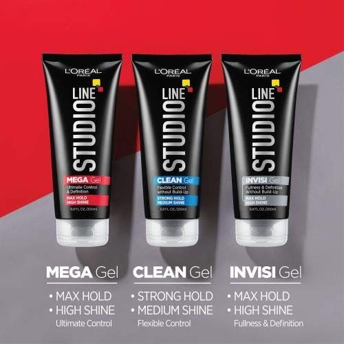 LOreal Paris Studio Line Mega Hair Gel, 6.8 Fl Oz