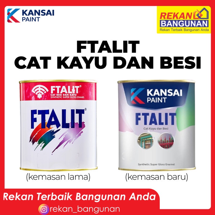 Cat Kayu dan Besi Kansai Paint Ftalit