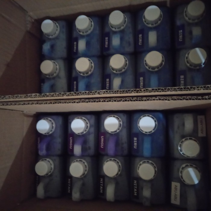 

TERBARU TINTA STEMPEL WARNA FLASH OTOMATIS ISI 1 LITER TERSEDIA 15 WARNA PACKING AMAN