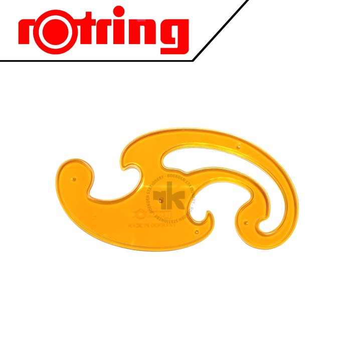 

PROMO ROTRING TEMPLATE / SABLON TEKENMAL ART. R 830550 PACKING AMAN