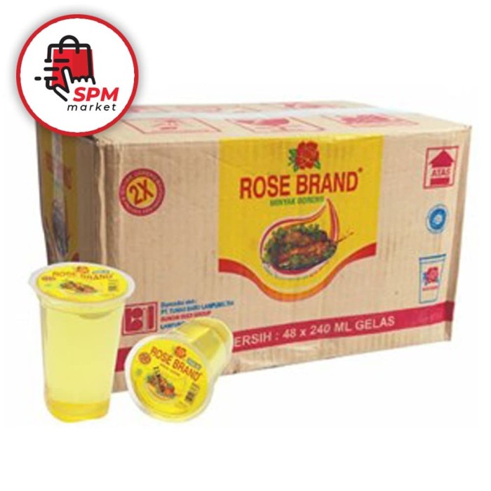 

Promo Minyak Gelas Rosebrand 240 Ml Isi 48 Pcs Ready