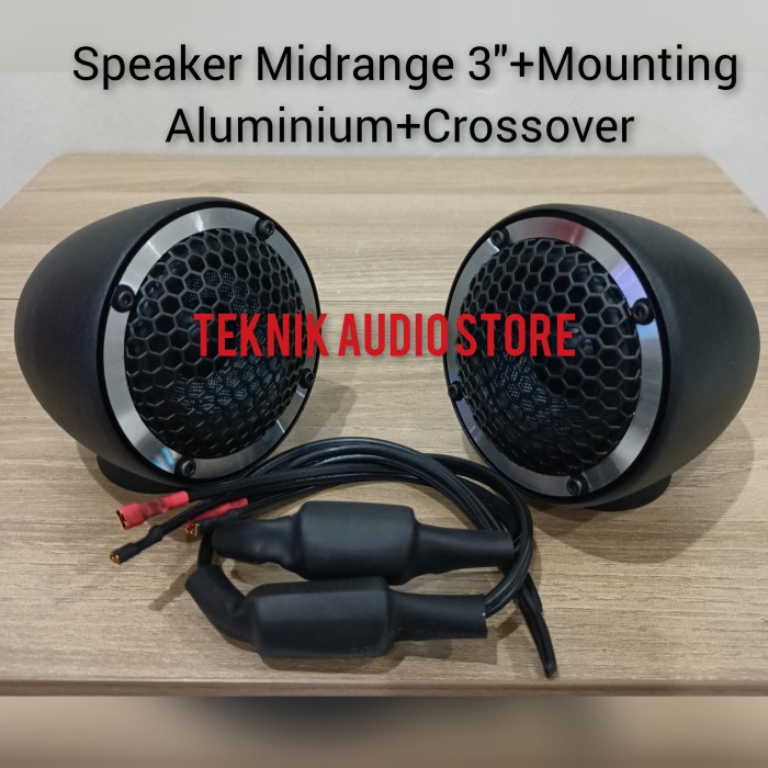 TERLARIS Speaker Midrange 3inch R1-Crosover Plus mounting Mounting
