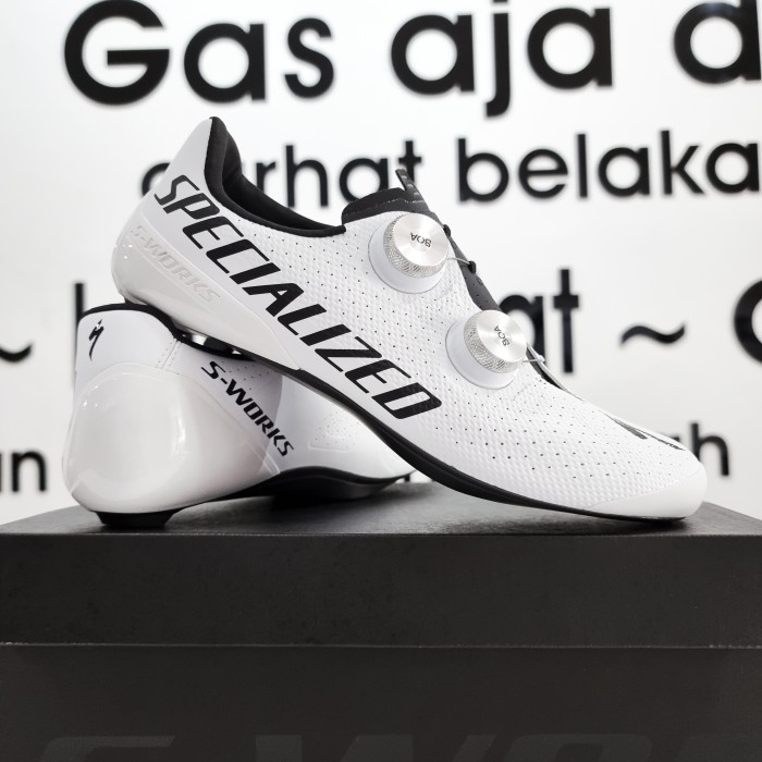 Sepatu Cleat Sepeda S-Works Torch Road Shoes - Team White