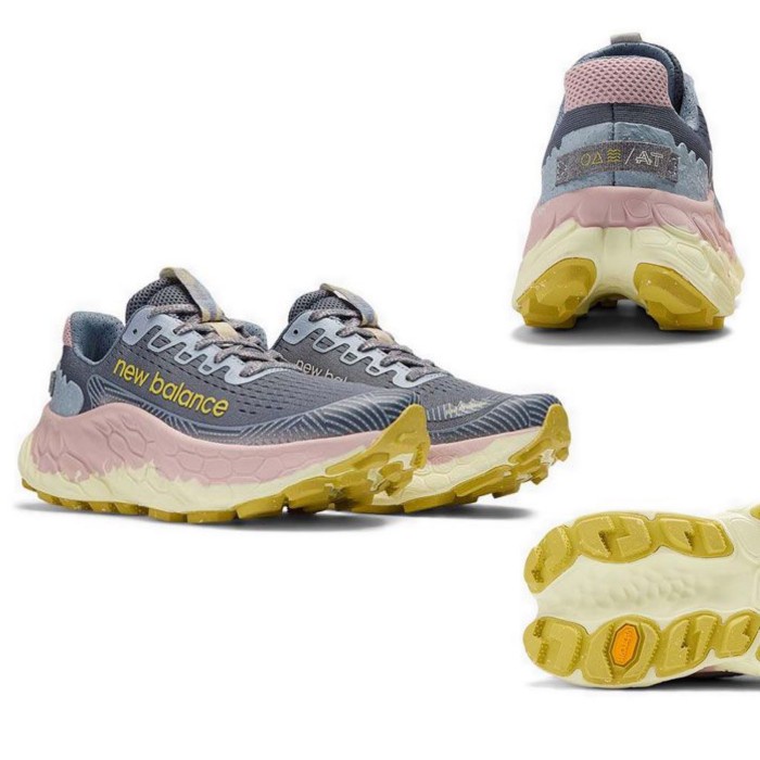 BEST SELLER sepatu NB NEWBALANCE Fresh Foam X More Trail v3 Arctic Grey Orb Pink