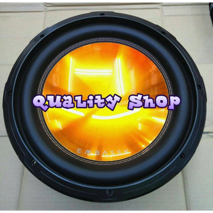 subwoofer embassy super badak ew-126OR baru