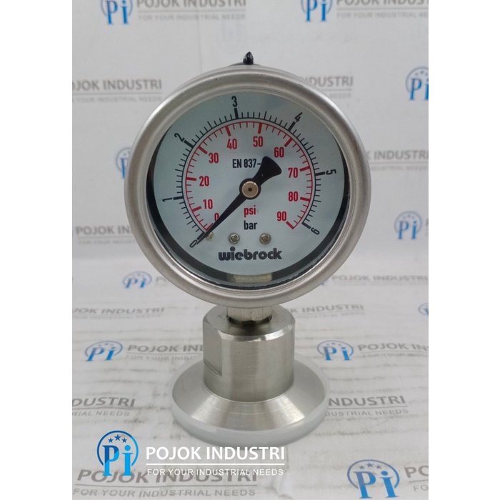 Pressure Gauge Wiebrock With Membrane