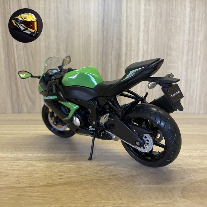 Terlaris- Diecast Miniatur Motor Kawasaki Zx6R / 636 Skala 1:12