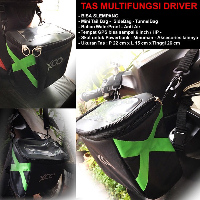 Tas Driver Motor / Touring Multifungsi / Tas Gojek-Grab